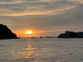 西子湾の夕日