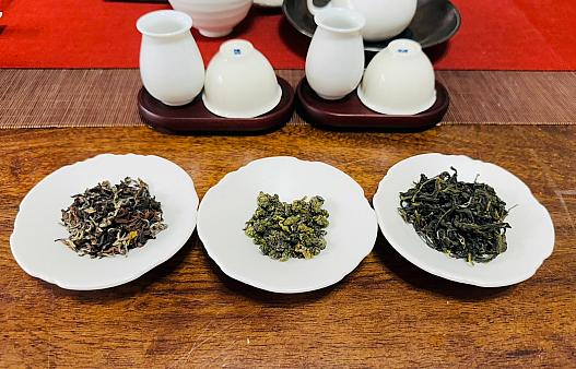 3種類の台湾茶を楽しみました