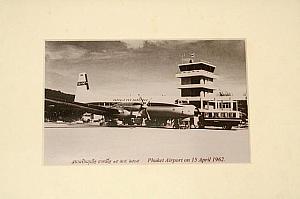 1962年当時のプーケット空港。この時代でも空港が存在していたのですね～。 
