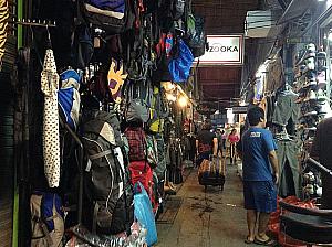タイでなら鞄も安く手に入ります。