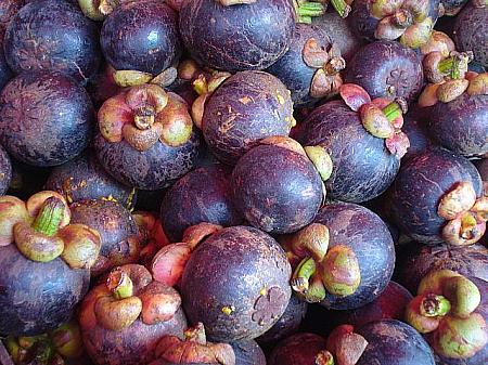 【果物バンサ～イ】：旬の果物：「マンゴスチン」「ドゥリアン」「ランブータン」 南国フルーツ プーケットフルーツ雨季果物