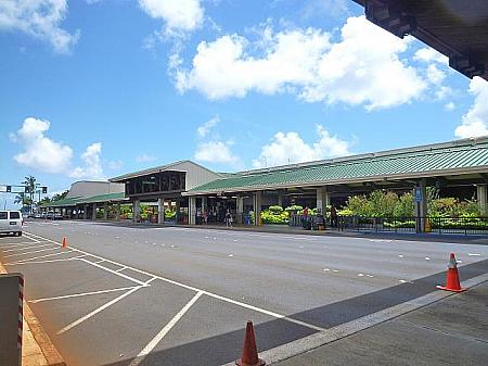 カウアイ島の南東部にあるリフエ空港。