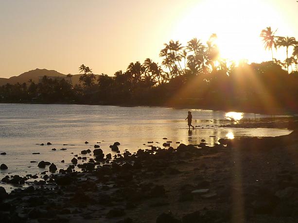 場所によってはあまり治安が良くないビーチもありますが、カハラ地区～ハワイカイ地区は環境の良い住宅地として知られています。ココのビーチなら大丈夫。（もちろん、安全とされる場所でも100パーセントの安全はありませんが）