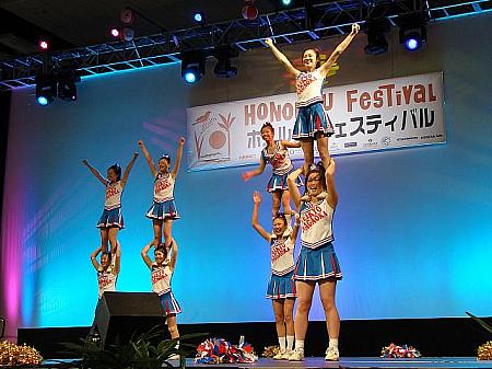 2011年度の最終ステージを飾った新潟県帝京長岡高等学校チアリーディング部