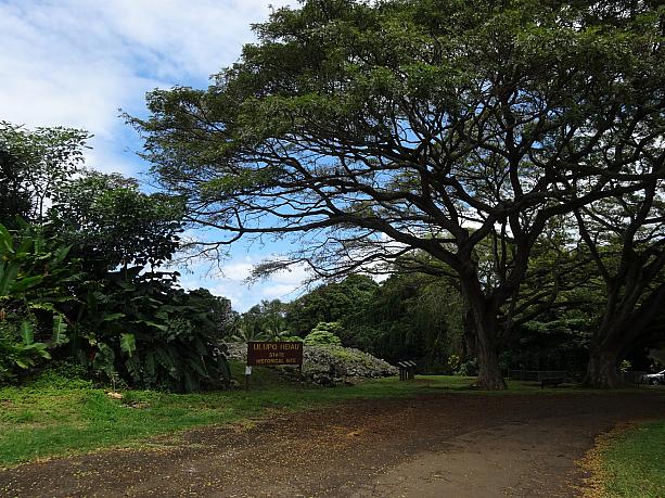 ヘイアウとは古代ハワイ宗教の祭祀場。