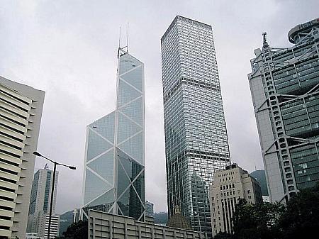 中国銀行や香港上海銀行も見えます