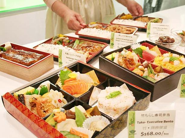 ハーバーシティの中にあるシティスーパーで、HK$52〜68の健康弁当や、HK$168〜の松竹ちらし寿司弁当など新しいお弁当を販売。