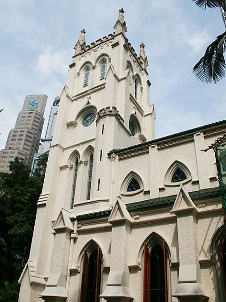 『St. John’s Cathedral （聖約翰座堂）』は、1849年3月11日に初めての礼拝が行われた、香港で2番目に古い歴史建築物。