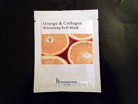 第８位　Beauty Synergy　Orange & Collagen Whitening Soft Mask　HK$12