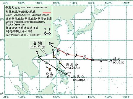 ※2013年7月に香港周辺で発生した台風。
