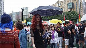 香港のゲイたちもパワフルです！ ゲイパレード