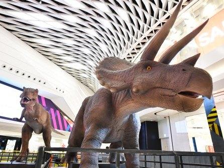 <b>YOHO MALL <br>【「#DINOLAB恐龍實驗室」展覽】<br>　期間：～8月24日（金）<br>場所：YOHO MALL中庭、主廣場及白鷺公園入口<br>時間：10：00～22：00（展示）<br>料金：無料（一部有料）</b><br>台湾の恐竜イベントが丸ごと香港に！<br>恐竜の展示だけでなく、参加イベントも（有料）あり。<br>※写真をクリックでイベントホームページへ。