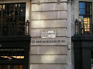 Great Marlborough streetという道
