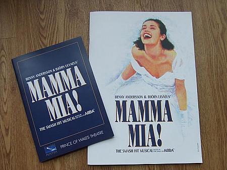 ミュージカル「マンマ・ミーヤ！」を観てきました！ アバ マンマ・ミーア！プリンス・オブ・ウェールズシアター