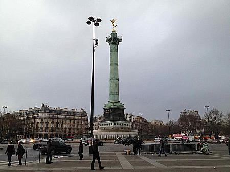フランス革命の発端となった場所「バスチーユ広場」