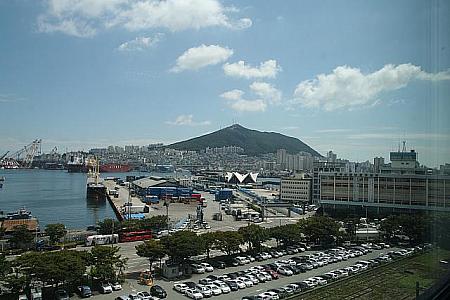 影島やフェリーターミナル、釜山港大橋もお部屋から見られます！夜は夜景も！