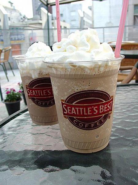 ↑シアトルズベストコーヒーのカフェフリオ：
4,800ウォン