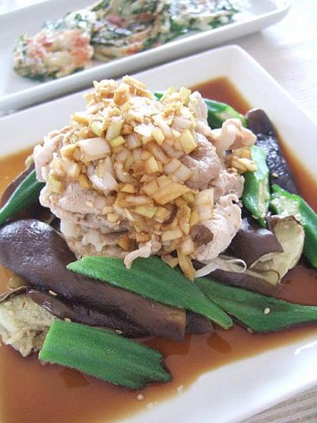 簡単＆おいしい韓国料理レシピ！「豚しゃぶとなすの冷菜」