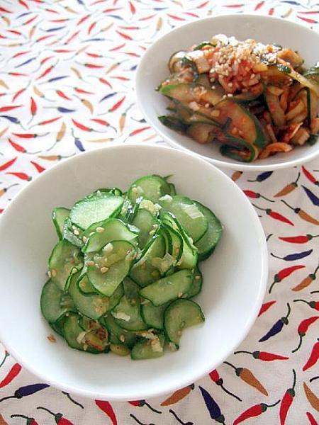 みゆき先生の簡単＆おいしい韓国料理レシピ！「きゅうりの和えもの（オイセンチェ＆オイポックム）」