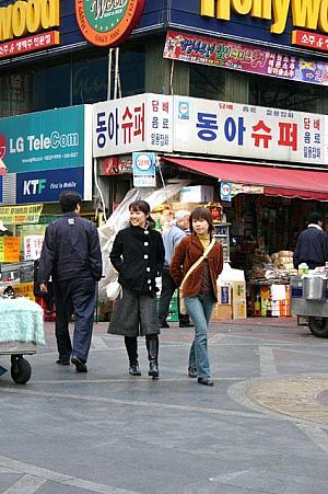 2004年釜山の冬ファッション