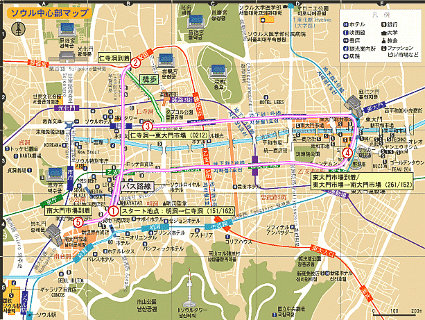 ソウルのおすすめコース～バスで回るソウル半日コース