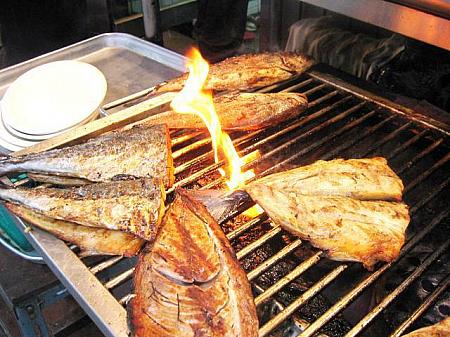 ★東大門市場焼き魚通り<BR>韓国で手軽に焼き魚定食を食べたい時はココ！ 