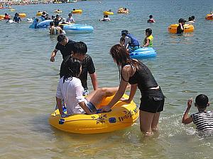 巨済島へ海水浴に行って来ました！ 巨済島 海水浴巨済島ビーチ
