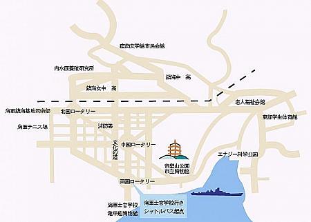 鎮海市内のマップ