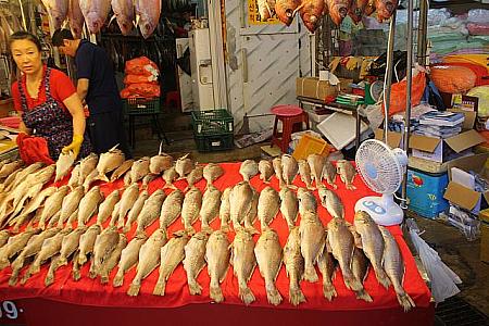 祭祀で使われるお魚は干し魚を使います。