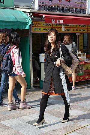 写真で見る釜山ファッションチェック！【２０１１年１１月】 釜山大学 釜山のファッション 釜山の秋冬ファッション １１月の服装11月の服装