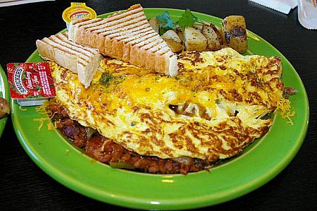 「Chili & Cheese Omelette」