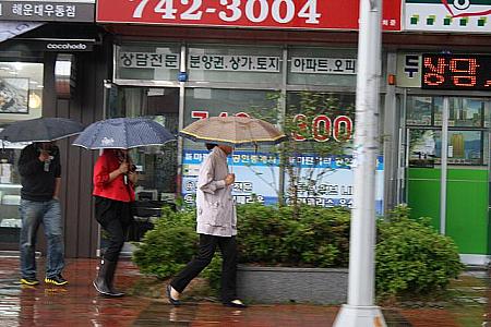 雨の日の釜山の歩き方＆過ごし方！ 雨の日 梅雨 雨 雷雨梅雨の観光