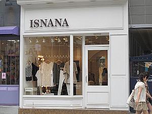 韓国内に４店舗ある「ISNANA」シンプルな服が多め
