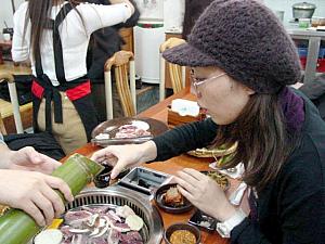たみの韓国料理かぶりつき、第３回～オリグイを食べてみよう！ マッタオリグイ マッタ！オリグイ マッ多！オリグイ 鴨焼肉 鴨料理 鴨バーベキューアヒル