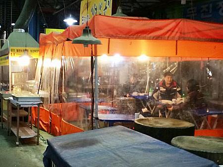 【プチ市場】変わりつつあるソウル中央市場！ 食べ歩き ソウル食べ歩き 市場 在来市場 地元市場 屋台 ポジャンマチャ夜の市場