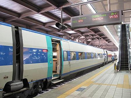 4/2、湖南高速鉄道（KTX湖南線）が開通、ソウル－光州が２時間以内に KTX KTX開通 湖南高速鉄道ホナム高速鉄道開通