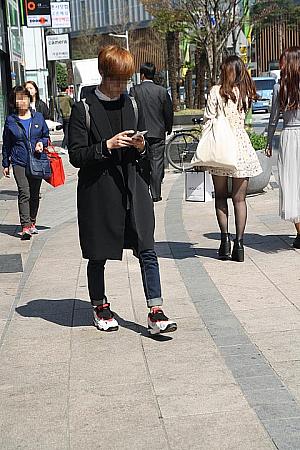 写真で見る釜山のファッションチェック！【２０１５年４月】 春ファッション 春の釜山 南浦洞 春 ファッション 靴 上着 なんぽどん 釜山っ子 ナンポドンスリッポン