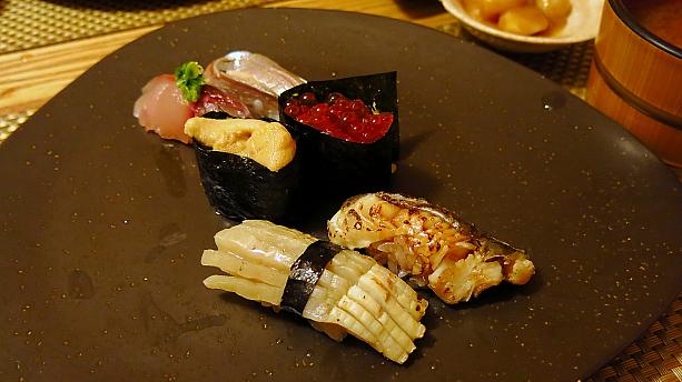 刺身・寿司おまかせコース＠汝矣島のすし旬（いろいろ出てきて1人80,000ウォン）