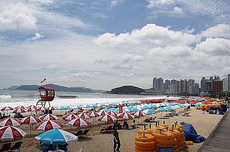 7月の釜山 【2016年】 7月 夏の釜山 海水浴場 ビーチ 海雲台 海祭り夏休み
