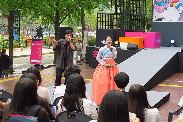 まずは韓国の伝統芸能、 パンソリとボイスパーカッションのコラボ！