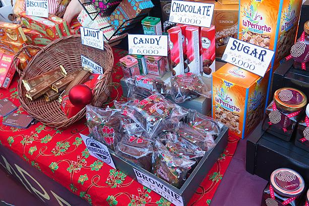 各国伝統のお菓子も販売されます。