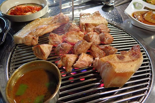 フッテジ/黒豚焼肉（600gで57,000ウォン）＠トンサドン