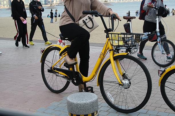 釜山の黄色い自転車ご存知ですか？