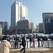 先週金曜日からオープンしたソウル市庁前の冬限定スケートリンク～！