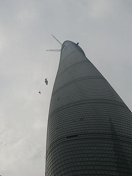 建設中の上海中心