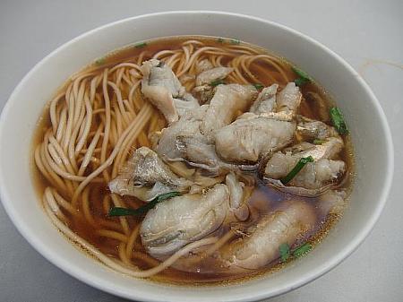 黄魚麺は上海人のソウルフード