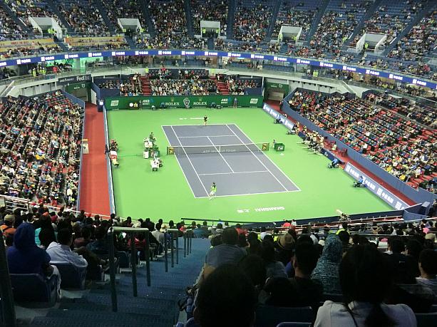 ATP1000はグランドスラム、ワールドツアーファイナルに次ぐ世界的な大会。アジアでは上海でだけ開催されています