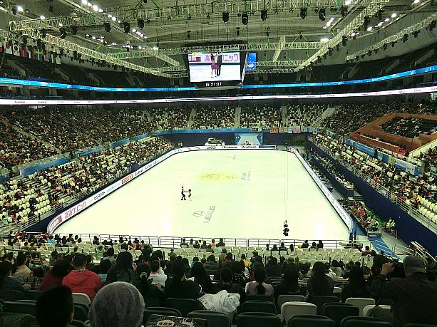 先日フィギュアスケートの中国杯が開催された会場です