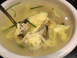 搾菜蛋湯（ザーサイと卵のスープ）