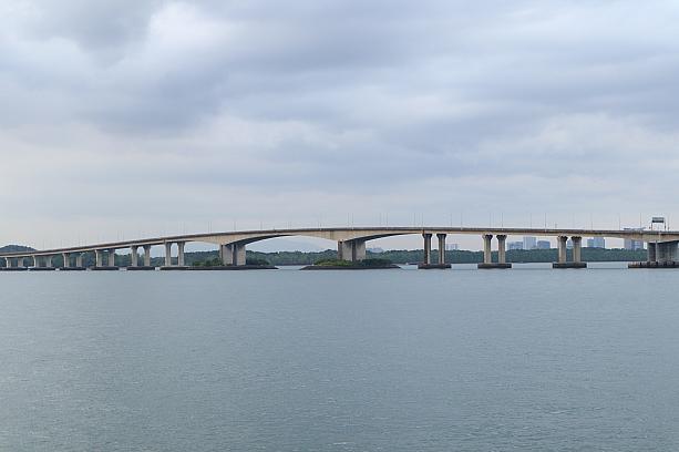 そしてこの橋。通常セカンドリンクと呼ばれているマレーシアとつながる橋。